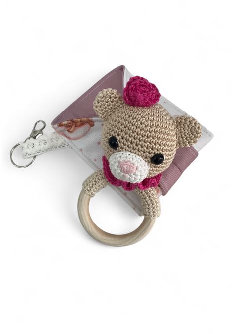 Sonaglio anello dentizione BOttega Artigiana Country Dreams | SONAGLIOTEDDYROSA